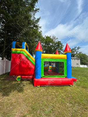 Custom Theme Inflatable PVC Tarpaulin Combo Castle Slide Bouncy Castle for Kids