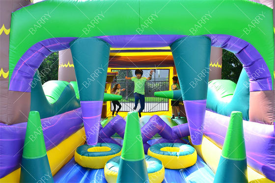 Commercial Kids Custom Jumping Bouncer Obstacle Bounce House