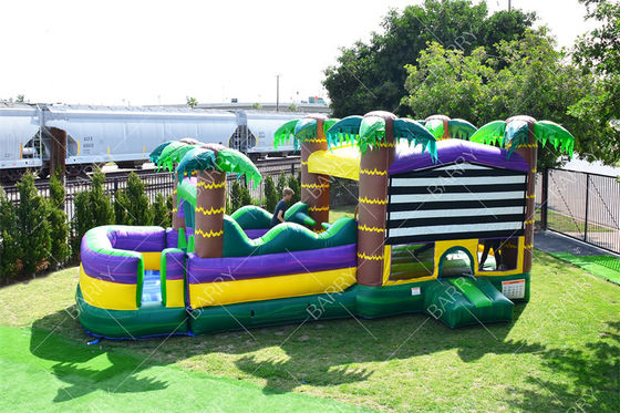 Commercial Kids Custom Jumping Bouncer Obstacle Bounce House