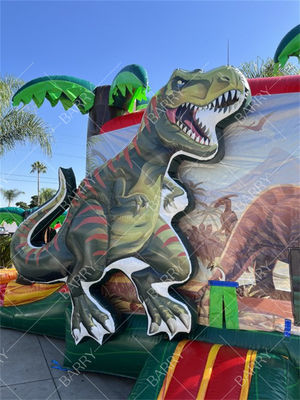 Backyard Bouncy Castle Dinosaur Bounce House Water Slide Pool Inflatable Bouncers for Party