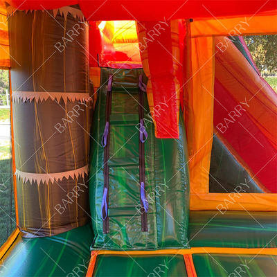 Kids Dinosaur Bounce House with Slide Castillos Inflables Dino Bouncy Castle Slide with Blower