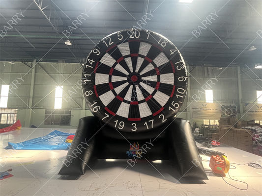 4.5mH High Quality Inflatable Football Darts Inflatable Soccer Darts Foot Dartboard With Velcro Balls