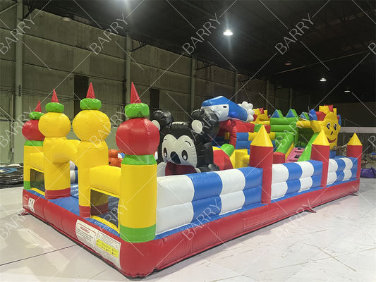 Newest Large Clown Bouncer Outdoor Amusement Park Inflatable Playground Party Rental Giant Castle For Kids Play