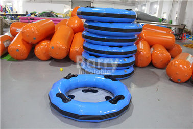 0.55mm PVC Tarpaulin Winter Snow Toboggan Ride , Party Slide Inflatable Toboggan