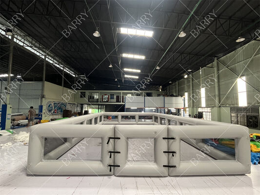 Outdoor Kids Inflatable Soccer Court Football Pitch Arena Airtight Blow Up Football Field For Sale