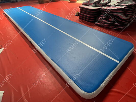 Factory Inflatable Air Track For Gymnastics Tumbling Mat With Drop Stitch Blower Velcro Connect For Yoga Use