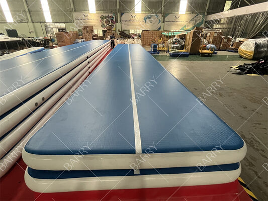 Air Mat Tumble Track Inflatable Gymnastics Tumbling Mat 6.6ft 10ft 13ft 16ft 20ft 23ft 26ft Training Mats 4/8 Inches