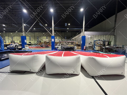 Manufacture Gymnastics Exercise Inflatable Air Track Ramp / Gymnastic Air Incline Triangle Ramp Mats