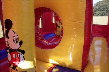 Wonderful Mickey Mouse Jumping Castle Inflatable Bounce House For Commercial Entertainment