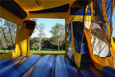 Tarpaulin Sewing Batman C4 Combo Inflatable Jumping Castle For Backyard Commercial