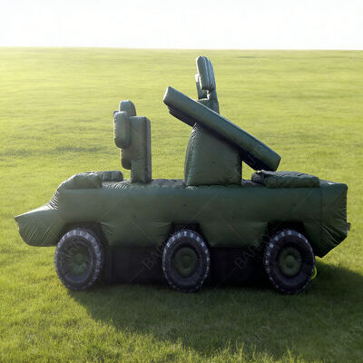 Portable Air Defense Missile Vehicle Inflatable Tactical Missile System Vehicle Decoy