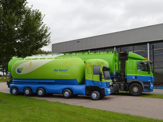 Oxford Cloth PVC Custom Mode Inflatable Dummy Military Cargo Truck