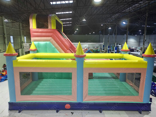 Customizable Favor Church Themed Inflatable Bouncy Castle with Slide & Play Area