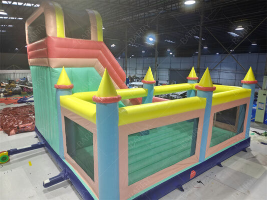 Customizable Favor Church Themed Inflatable Bouncy Castle with Slide & Play Area