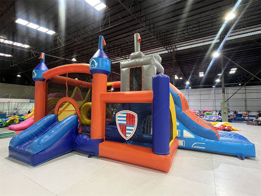 Parties, Carnivals, School Events Medieval Castle Themed Inflatable Bounce House Combo