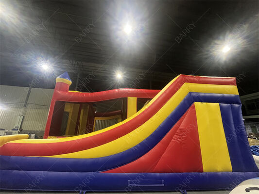 Branded Commercial Inflatable Bounce House With Slide