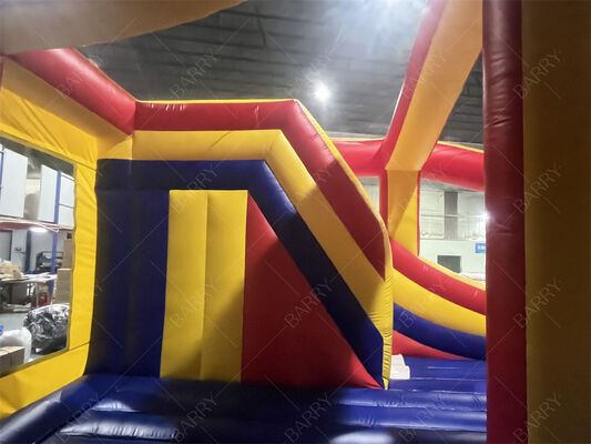 Branded Commercial Inflatable Bounce House With Slide