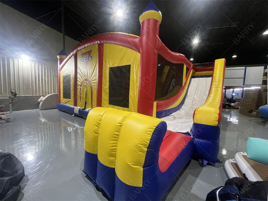 Branded Commercial Inflatable Bounce House With Slide