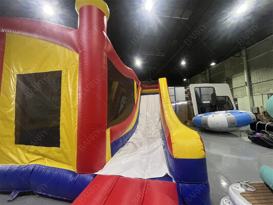 Branded Commercial Inflatable Bounce House With Slide