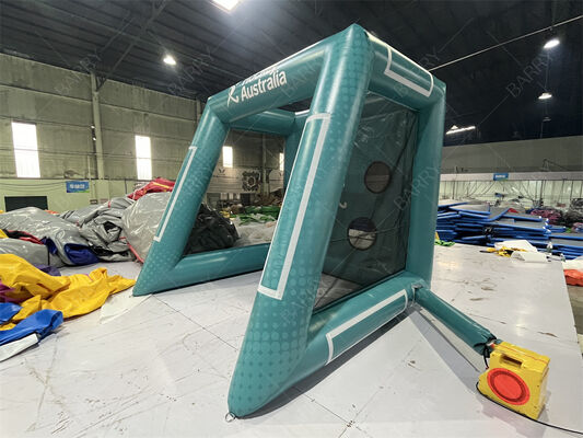Interactive Game Custom Branded Inflatable Hockey Australia Target Practice Goal