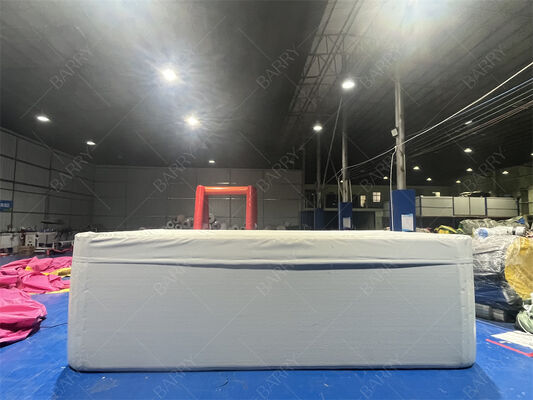 Rectangular Drop Stitch DWF Fabric Inflatable Kids Pool with Cover