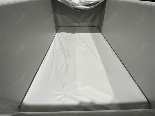 Rectangular Drop Stitch DWF Fabric Inflatable Kids Pool with Cover