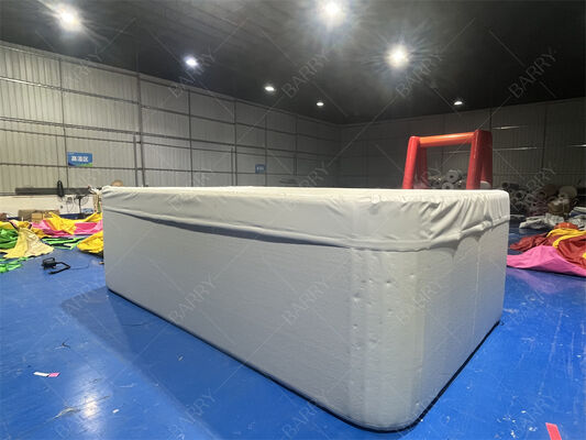 Rectangular Drop Stitch DWF Fabric Inflatable Kids Pool with Cover