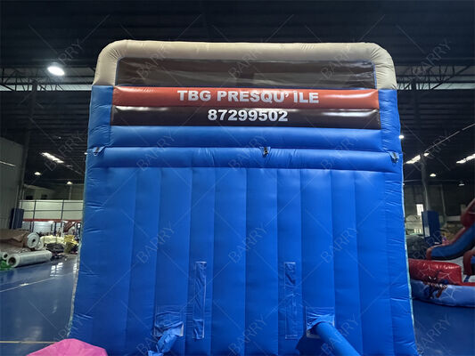 Moana Themed Dual Lane Inflatable Slide Commercial Grade Kids Bouncy Slide with Pool