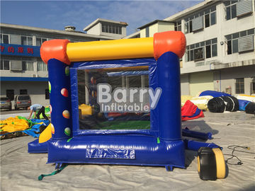 Digital Printing Balloon Inflatable Outdoor Bouncy Castle With Slide Good Tension