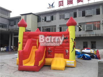 Commercial Inflatable Bouncy Slide , Blow Up Combo Jumping Castle For Kids Play