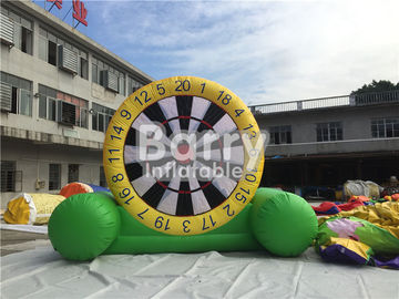 Indoor Playground Inflatable Dart Board , Inflatable Garden Toys For Toddlers