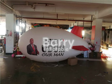 Large Advertising Airplane Balloon Inflatable Blimp With Custom Logo Printing