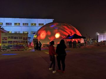 Exhibition Air Tight Inflatable Event Tent For Booth , Inflatable LED Tent