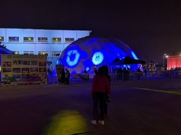 Exhibition Air Tight Inflatable Event Tent For Booth , Inflatable LED Tent