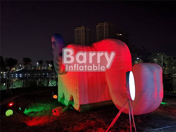 Durable Outdoor Elephent Shape Inflatable Advertising Tent With LED