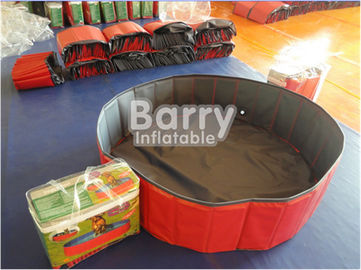 Red Foldable Dog Pet Swimming Pool Customized Size 3 Years Warranty