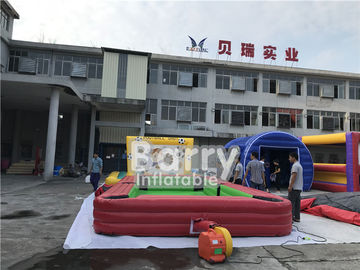 Giant Pool Table Soccer Inflatable Sports Games / Inflatable Snooker Field