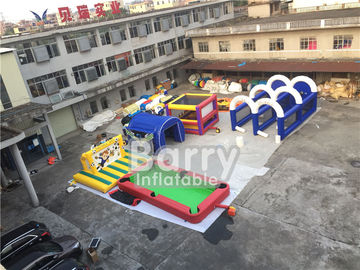 Giant Pool Table Soccer Inflatable Sports Games / Inflatable Snooker Field