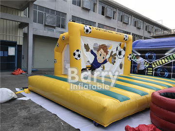 Outdoor Inflatable Sports Games , Backyard Inflatable Soccer Goal Game