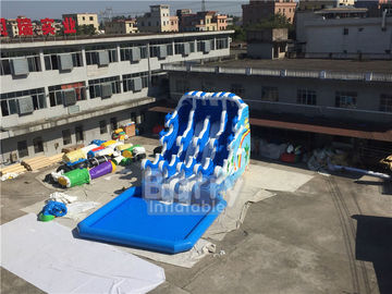 Outdoor Wave Inflatable Water Pool  / Water Sport Games PVC Tarpaulin Material