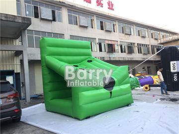 Attractive Inflatable Bungee Run Hire , High Performance Inflatable Sport Game With CE Blower
