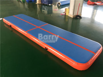 Drop Stitch Tumbling Air Track Gymnastics Mat , 4m Air Track Gym Mat