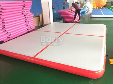 Indoor And Outdoor Red Air Track Gymnastics Mat / Inflatable Gym Mattress