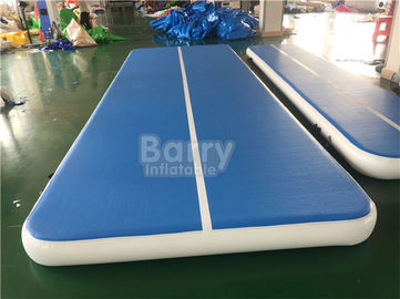 EN71 Air Tumbling Gymnastics Mats / 6m PVC Inflatable Air Track With Electric Pump