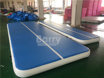 EN71 Air Tumbling Gymnastics Mats / 6m PVC Inflatable Air Track With Electric Pump