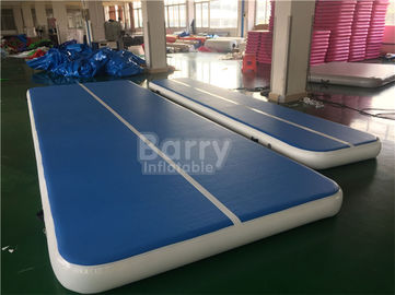 EN71 Air Tumbling Gymnastics Mats / 6m PVC Inflatable Air Track With Electric Pump