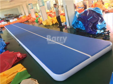 Customs Size Inflatable Air Track Gymnastics Mat For Tumbling Durable