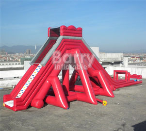 Fun Giant Red Hippo Water Slide / Inflatable  For Adult