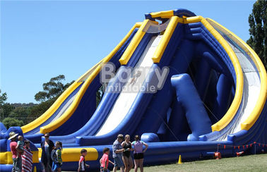 Giant Inflatable Water  , Long Inflatable Trippo Water Slide For Kids And Adults