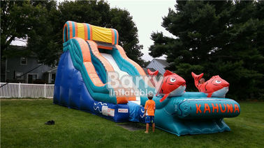 Colorful Commercial Inflatable Slide , Big Kahuna Inflatable Water Slide For Party